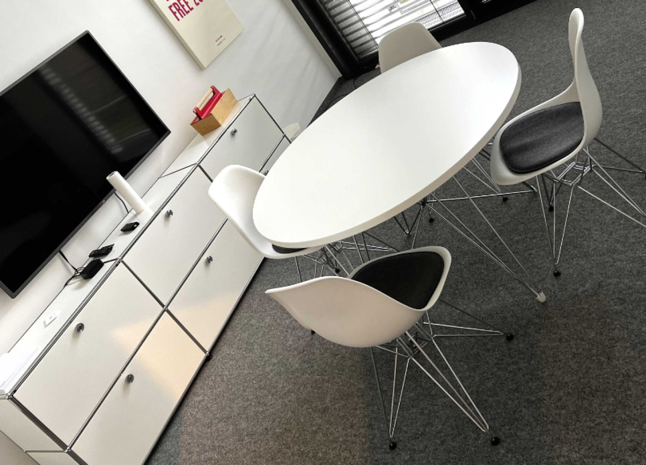 Das Stadtregal in Ulm-Söflingen: Gebäude, Lounge und Besprechungsraum